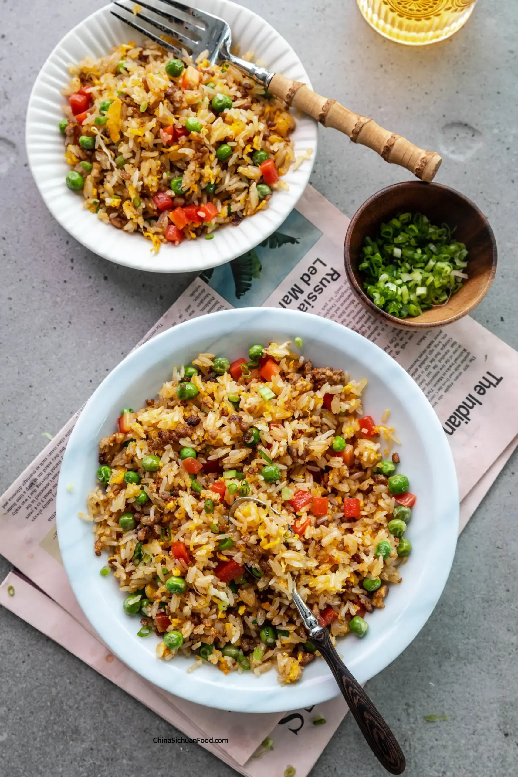 pork fried rice|chinasichuanfood.com