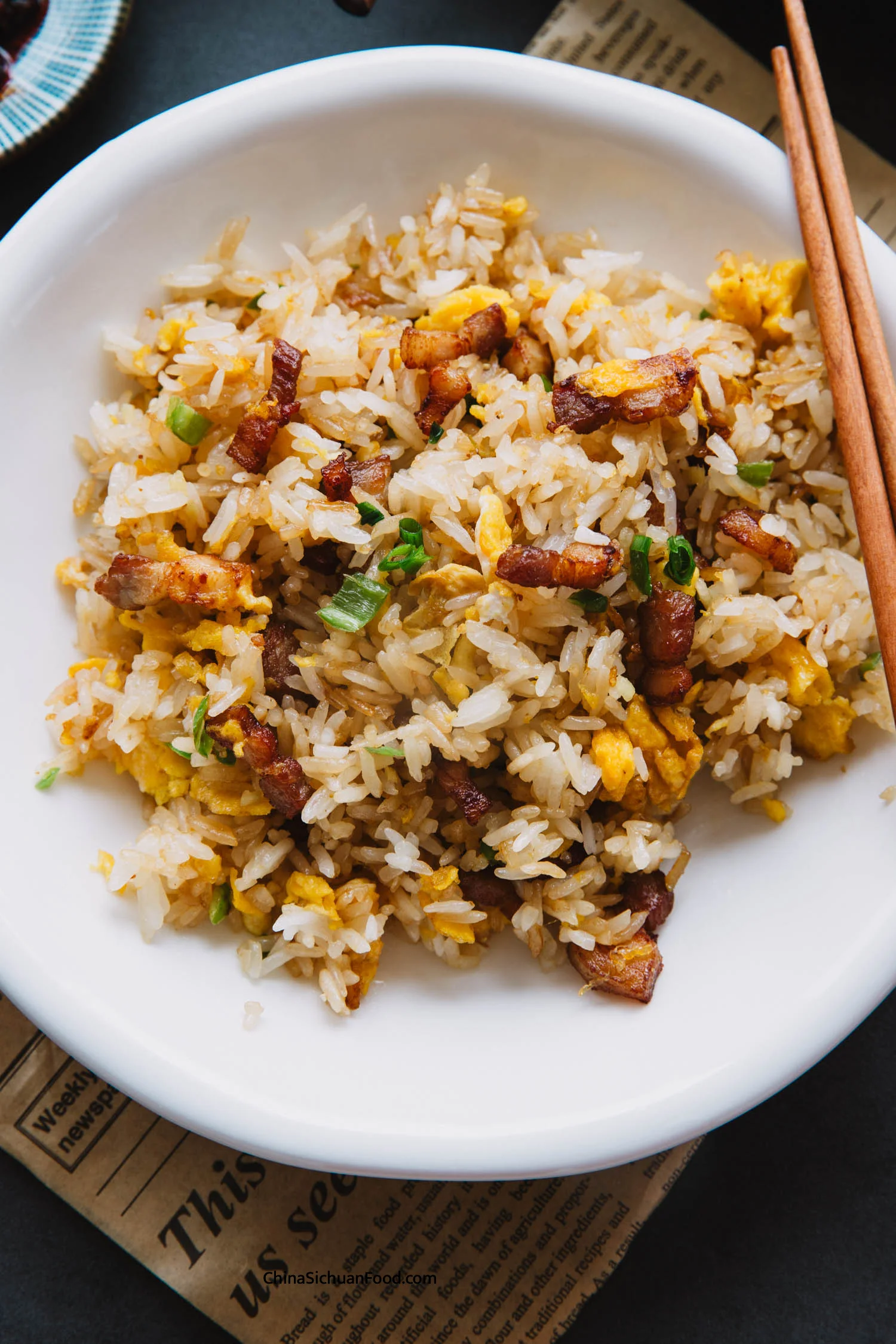 pork belly fried rice|chinasichuanfood.com