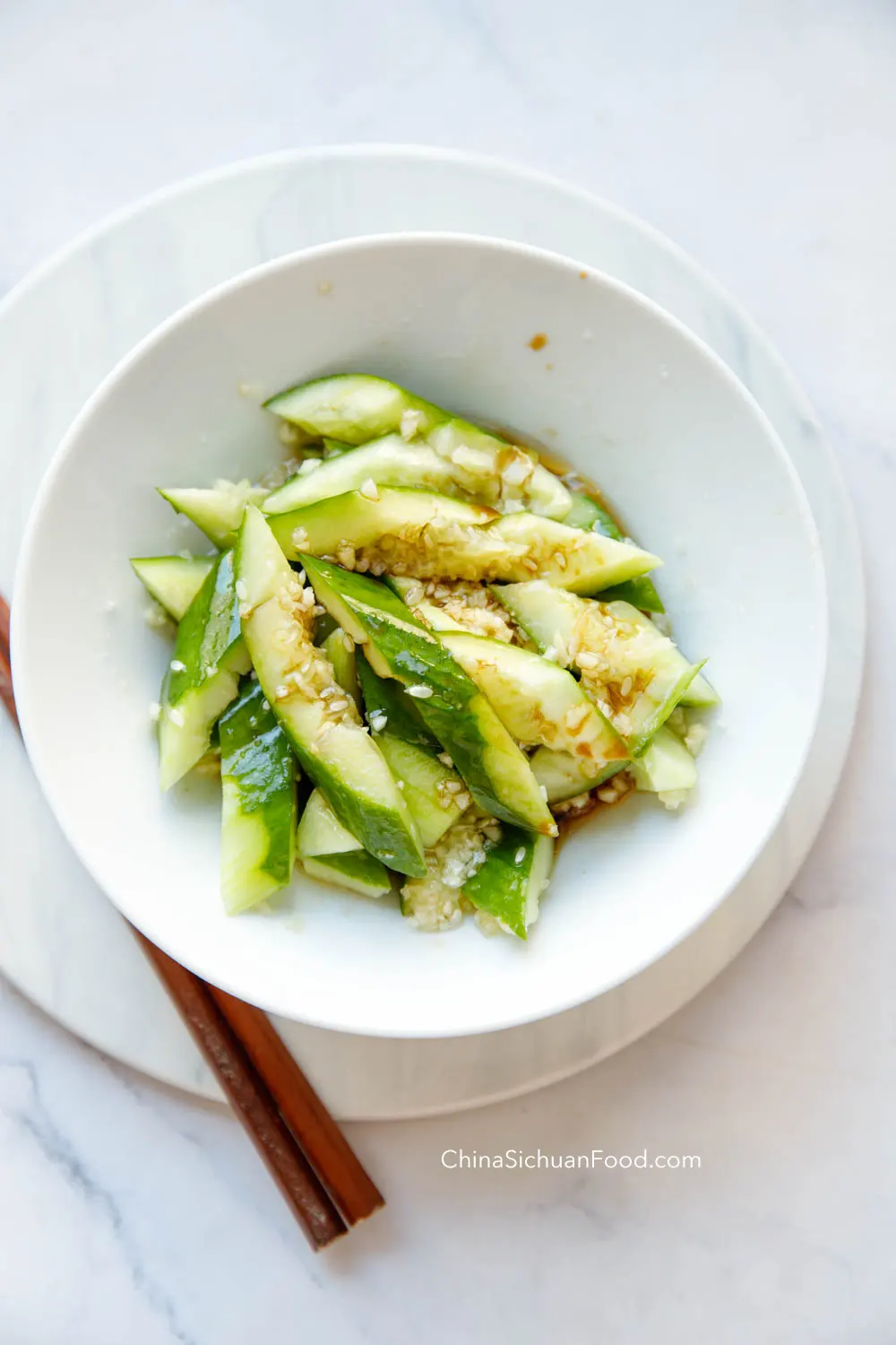 Chinese cucumber salad|chinasichuanfood.com