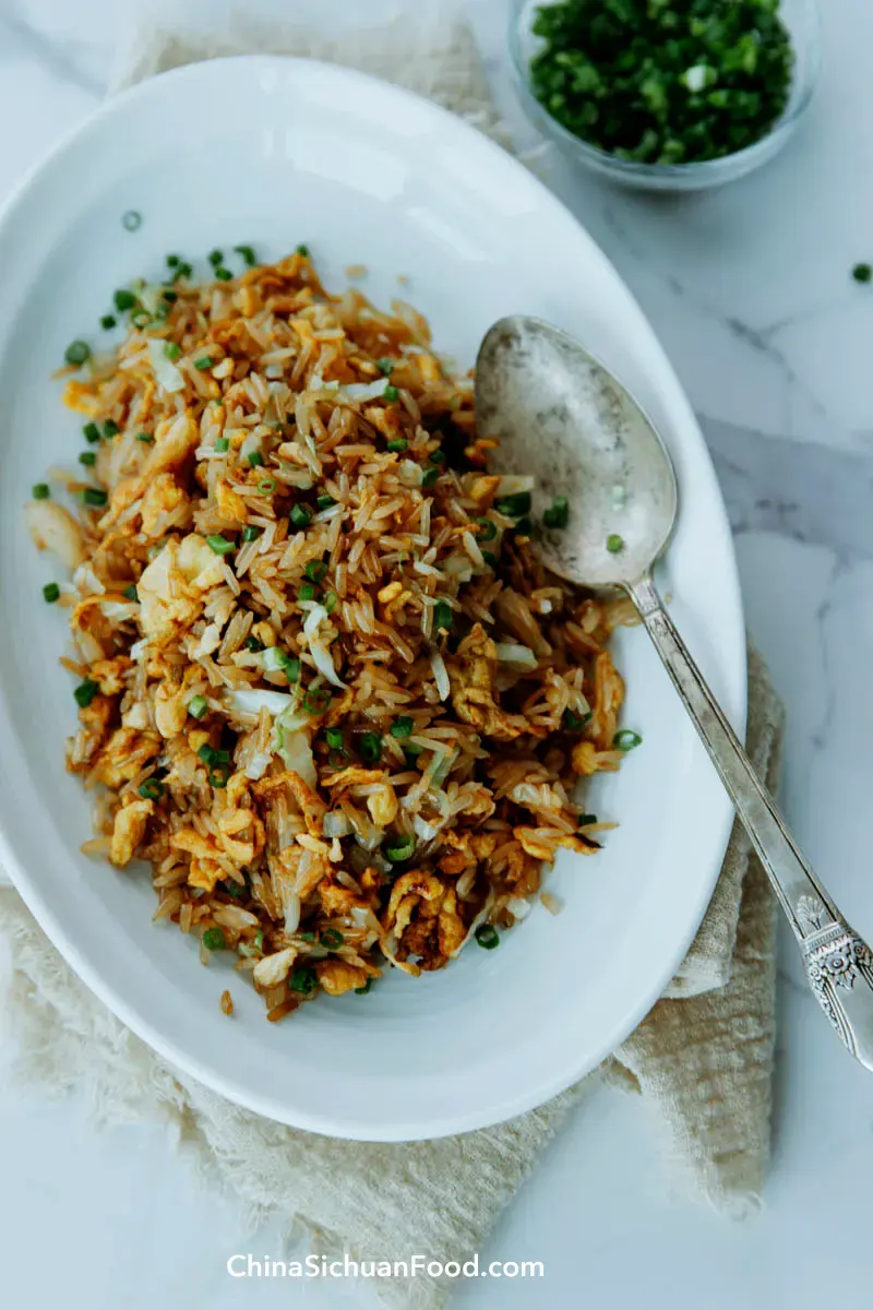 soy sauce fried rice |chinasichuanfood.com