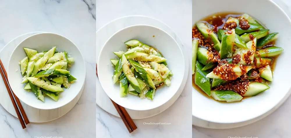 Chinese cucumber salad|chinasichuanfood.com