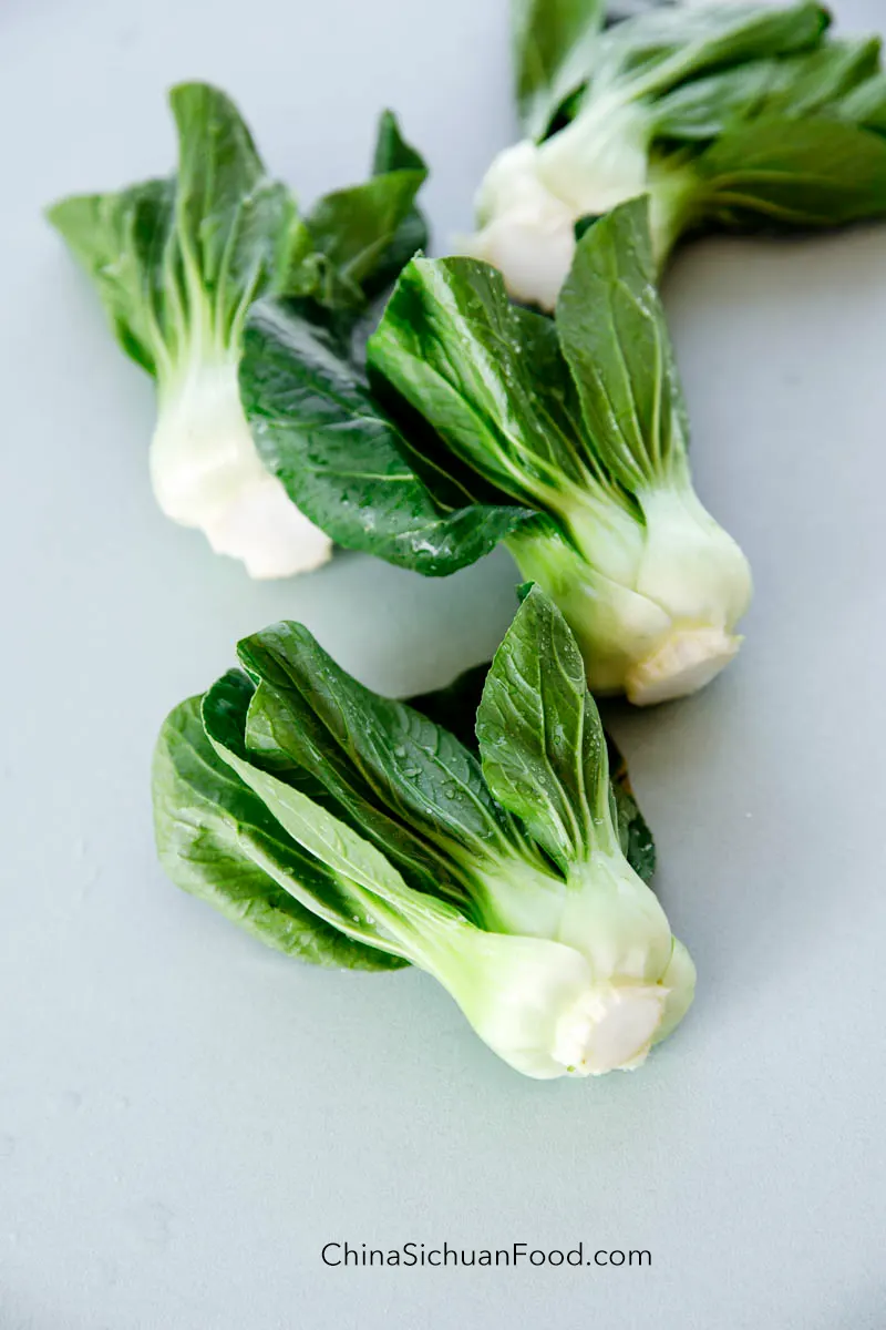 Bok Choy Stir fry with Chili Pepper and Garlic 