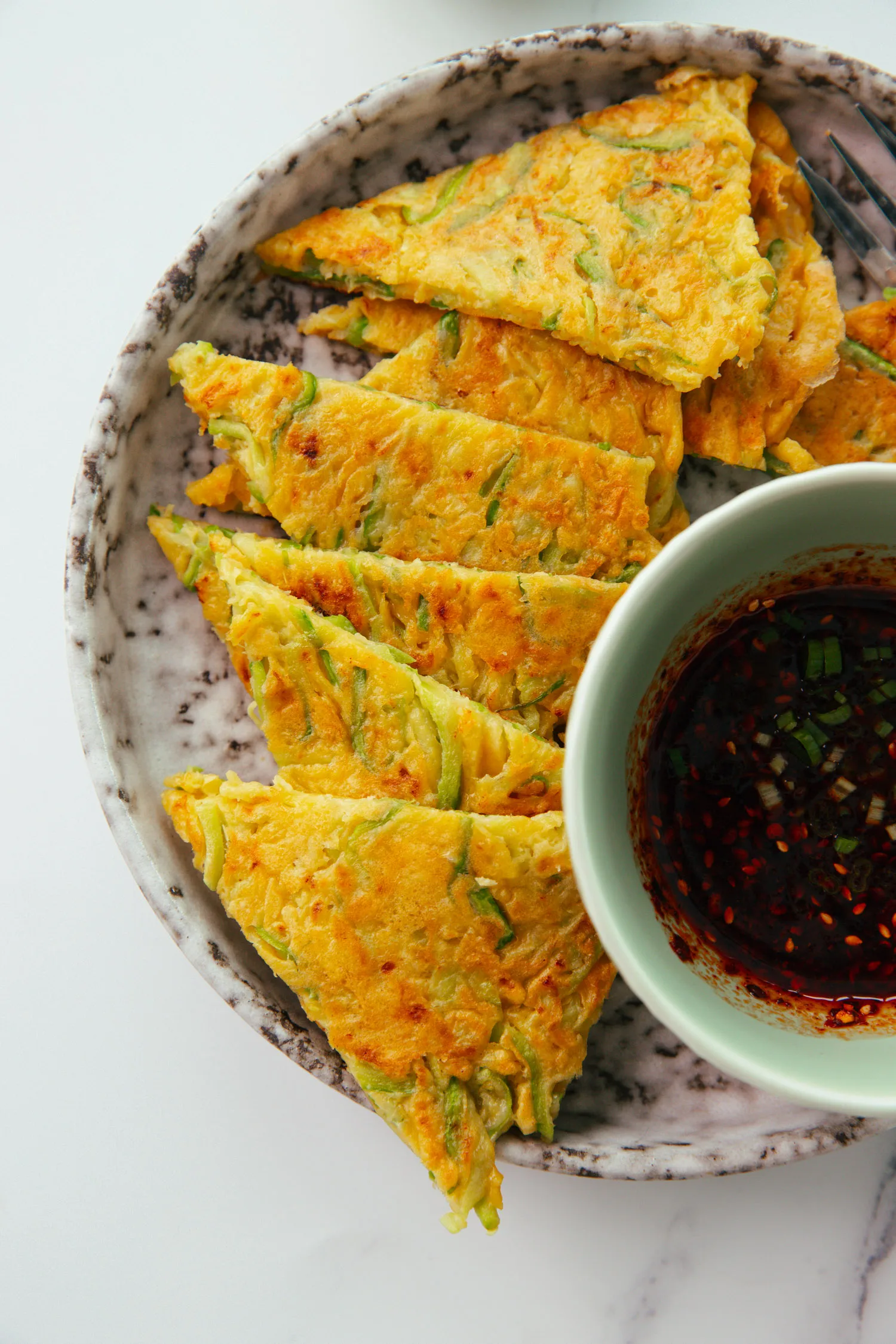 Zucchini Pancakes Chinese Style｜chinasichuanfood.com